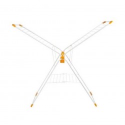 Сушилник за дрехи Buterfly deluxe с кошница 21м бяло + оранжево №491 Сушилник за дрехи Buterfly deluxe с кошница 21м бяло + оранжево №491