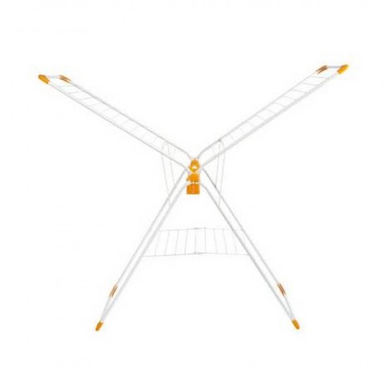 Сушилник за дрехи Buterfly deluxe с кошница 21м бяло + оранжево №491 на супер цена от Domakina.com Сушилник за дрехи Buterfly deluxe с кошница 21м бяло + оранжево №491 на супер цена от Domakina.com