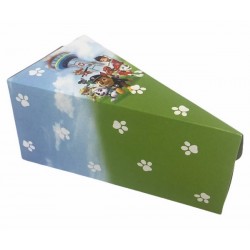 Кутийка за парче торта Paw Patrol 12,5см х 6см х 6,5см Кутийка за парче торта Paw Patrol 12,5см х 6см х 6,5см