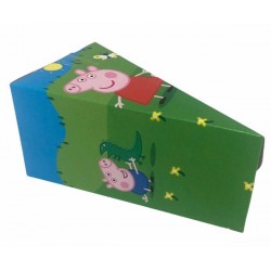 Кутийка за парче торта Peppa Pig 12,5см х 6см х 6,5см Кутийка за парче торта Peppa Pig 12,5см х 6см х 6,5см