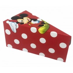 Кутийка за парче торта Mickey Mouse 12,5см х 6см х 6,5см Кутийка за парче торта Mickey Mouse 12,5см х 6см х 6,5см