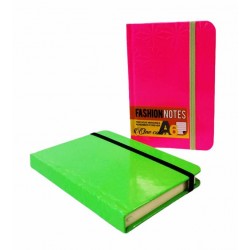 Тефтер OPTIMUM FASHION ONE COLOUR твърди корици с ластик 96л А6 офсетова хартия