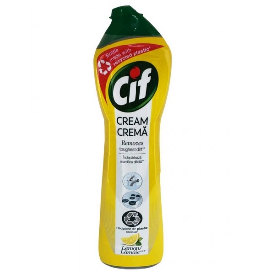 Препарат Cif Cream ЛИМОН 500 мл на супер цена от Domakina.com Препарат Cif Cream ЛИМОН 500 мл на супер цена от Domakina.com