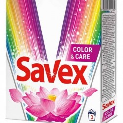 Прах за пране Savex 400г COLOR - WHITE за ръчно пране