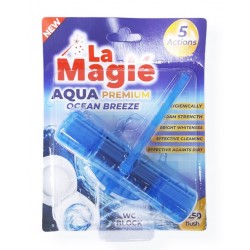 Кошничка за тоалетна чиния La Magic синя вода ОКЕАН 40г Кошничка за тоалетна чиния La Magic синя вода ОКЕАН 40г