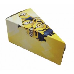 Кутийка за парче торта Minions 12,5см х 6см х 6,5см Кутийка за парче торта Minions 12,5см х 6см х 6,5см