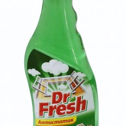 Dr. Fresh препарат за прозорци 500 ml резерва антистатик зелен