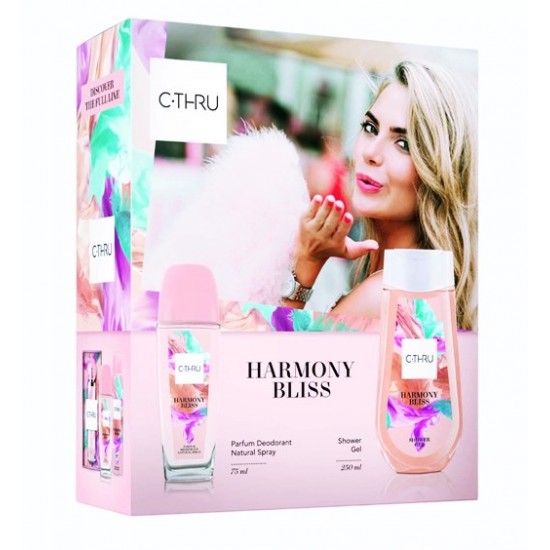 Комплект C-THRU Harmony Bliss тоалетна вода 75 мл с душ гел 250 мл в кутия на супер цена от Domakina.com Комплект C-THRU Harmony Bliss тоалетна вода 75 мл с душ гел 250 мл в кутия на супер цена от Domakina.com