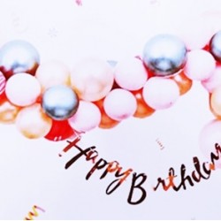 Комплект HAPPY BIRTHDAY + 29 балона микс цветове Комплект HAPPY BIRTHDAY + 29 балона микс цветове